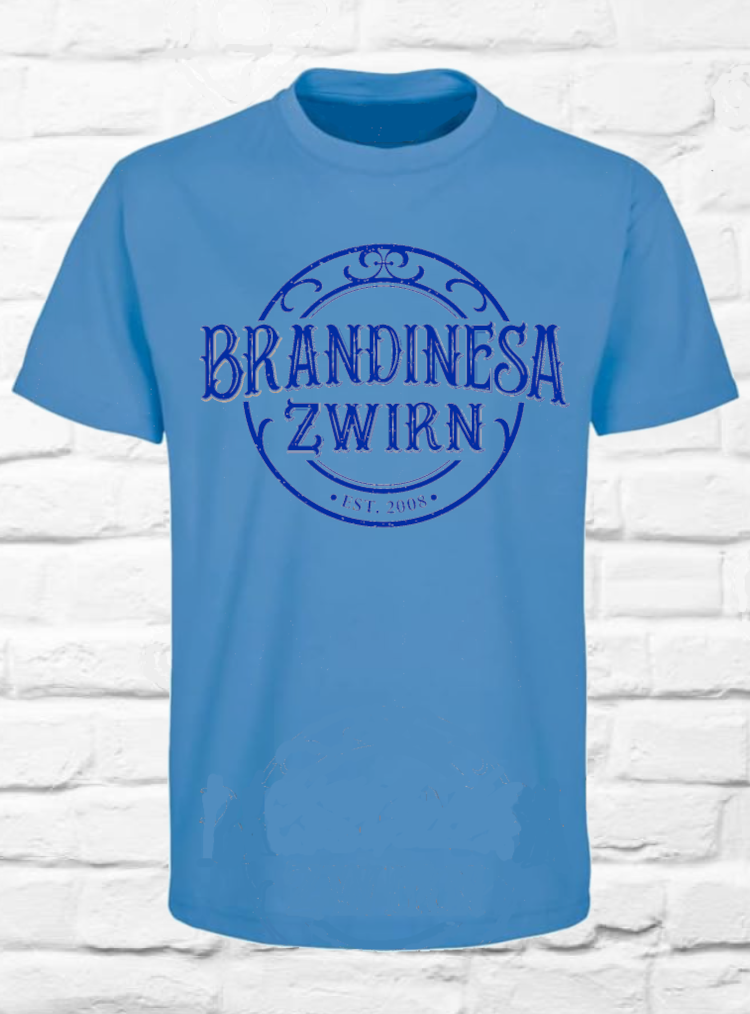 T-Shirt blau/dunkelblau ♂