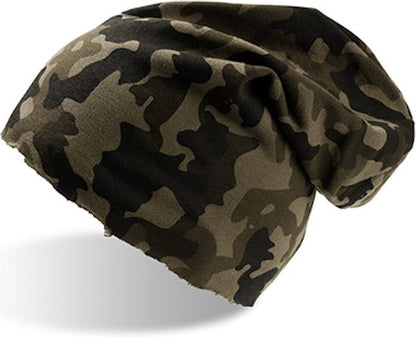 Brandinesa Zwirn - Brooklin Camouflage| Langer Beanie