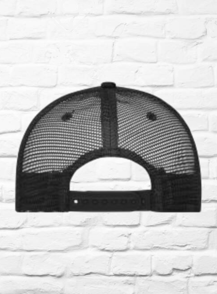 5 Panel Retro Mesh Cap schwarz