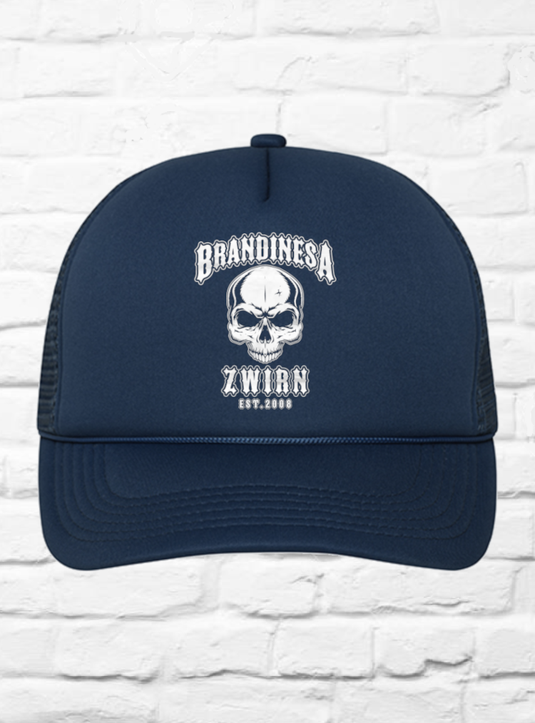 5 Panel Retro Mesh Cap blau