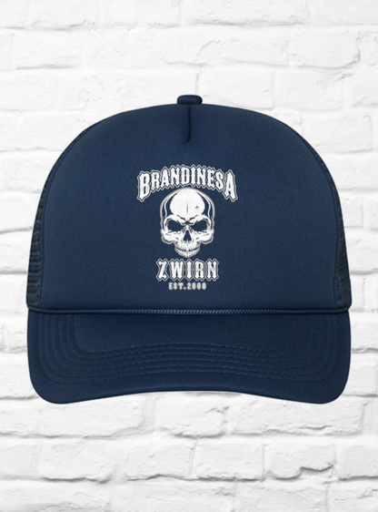 5 Panel Retro Mesh Cap blau