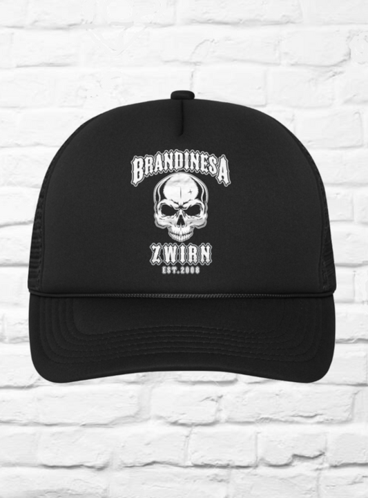 5 Panel Retro Mesh Cap schwarz